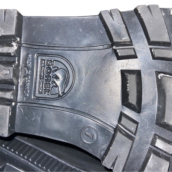 Vintage Sorel Kaufman Winter Boots Women's size 7 Waterproof Canada Green/Black - Picture 8 of 11